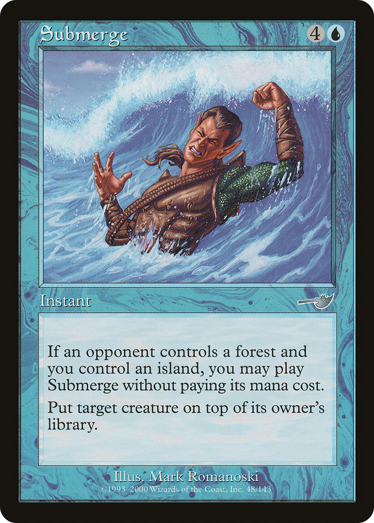 Submerge (NMS-048) [Nemesis] Foil MTG Single Wizards of the Coast