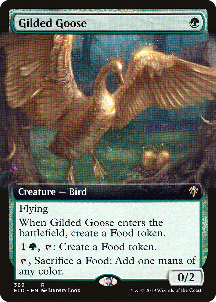 Gilded Goose (ELD-369) [Throne of Eldraine] (Extended Art) MTG Single Wizards of the Coast