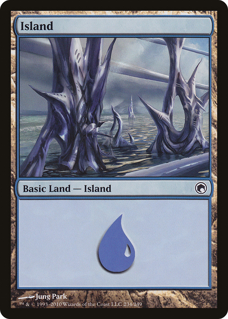 Island (SOM-234) [Scars of Mirrodin] MTG Single Wizards of the Coast