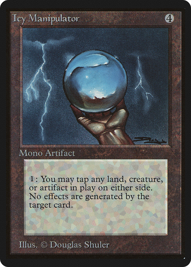 Icy Manipulator (LEB-) [Oldschool] Limited Edition Beta MTG Single Wizards of the Coast