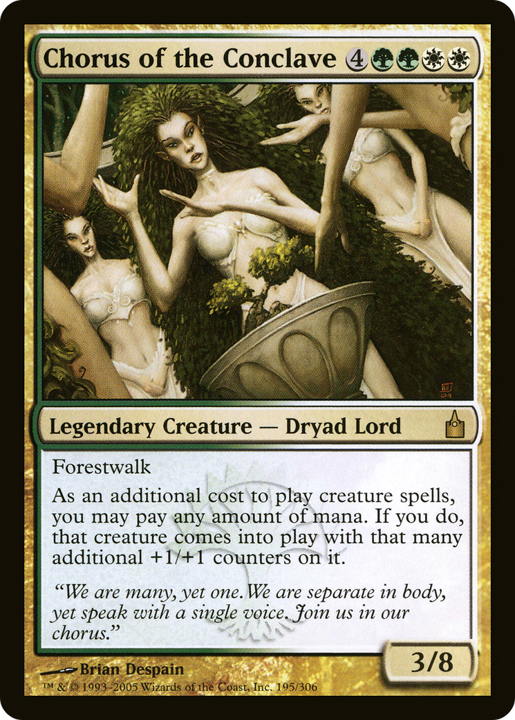 Chorus of the Conclave (RAV-195) [Ravnica: City of Guilds] Foil MTG Single Wizards of the Coast