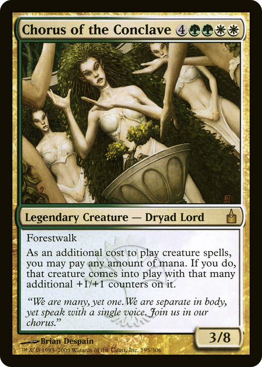 Chorus of the Conclave (RAV-195) [Ravnica: City of Guilds] Foil MTG Single Wizards of the Coast