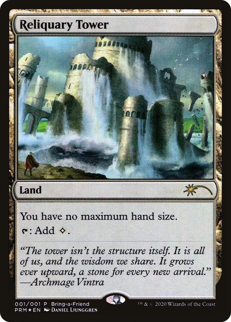 Reliquary Tower (Bring a Friend Promo) (UMP-001) [Misc] Love Your LGS 2020 Foil MTG Single Wizards of the Coast