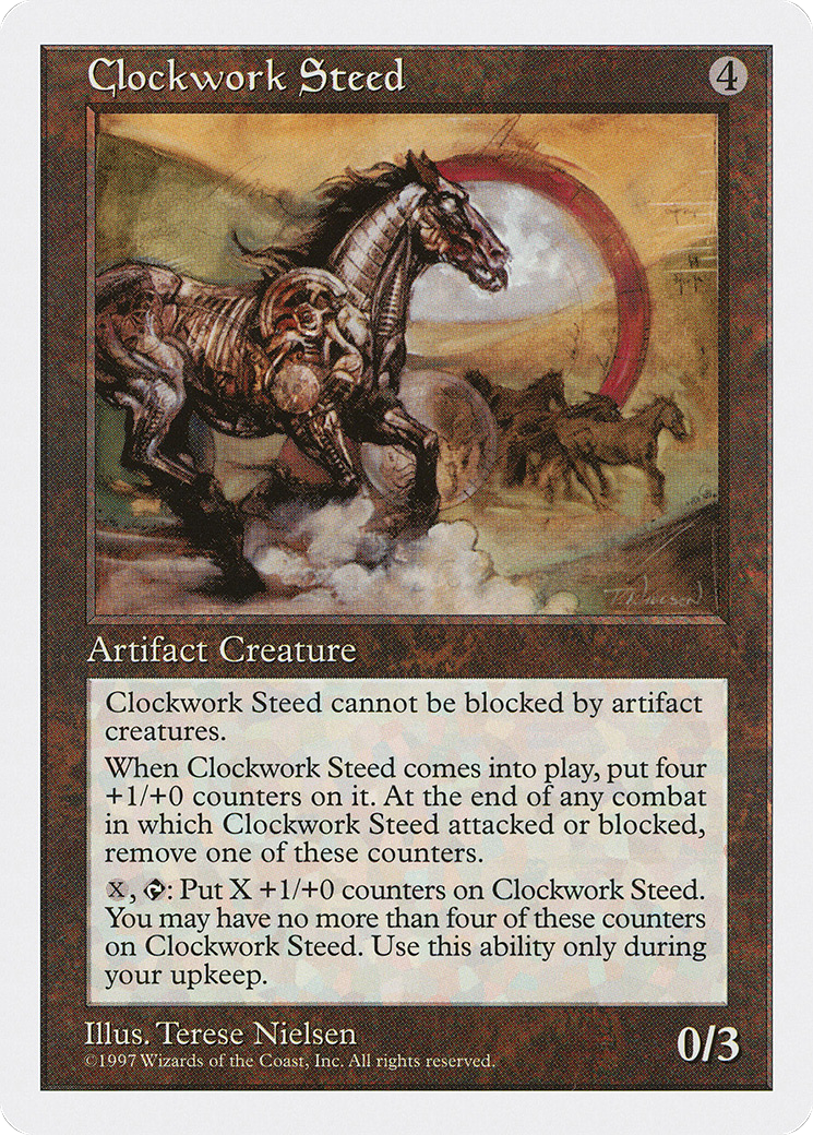 Clockwork Steed (5ED-) [Fifth Edition] MTG Single Wizards of the Coast