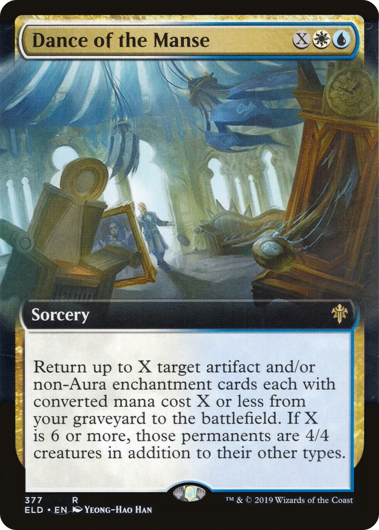 Dance of the Manse (ELD-377) [Throne of Eldraine] (Extended Art) MTG Single Wizards of the Coast