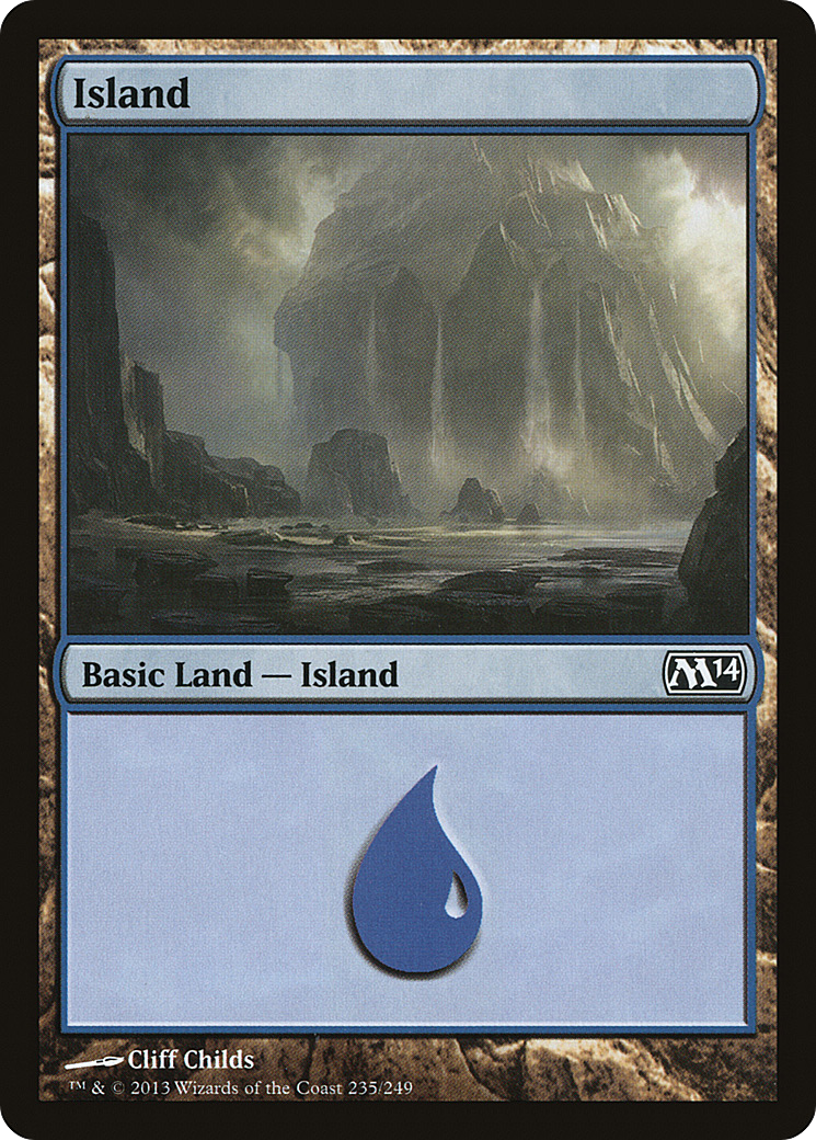 Island (235) (M14-235) [Magic 2014] MTG Single Wizards of the Coast