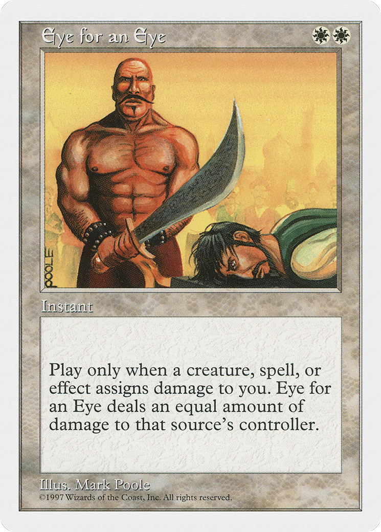 Eye for an Eye (5ED-030) [Fifth Edition] MTG Single Wizards of the Coast