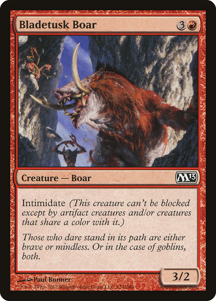 Bladetusk Boar (M13-121) [Magic 2013] MTG Single Wizards of the Coast