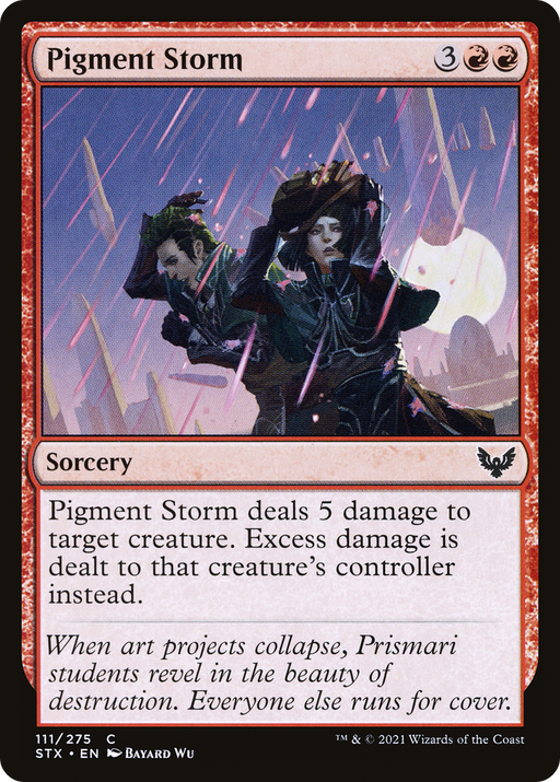 Pigment Storm (STX-111) [Strixhaven: School of Mages] MTG Single Wizards of the Coast