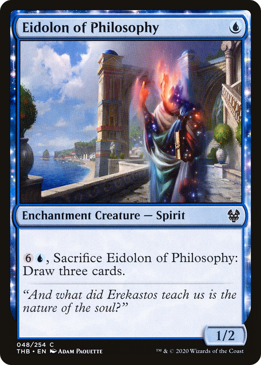 Eidolon of Philosophy (THB-048) [Theros Beyond Death] MTG Single Wizards of the Coast