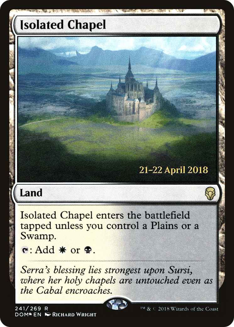 Isolated Chapel (PRE-241) [Dominaria Promos] Foil MTG Single Wizards of the Coast