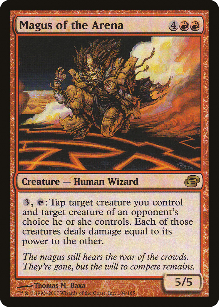 Magus of the Arena (PLC-104) [Planar Chaos] Foil MTG Single Planar Chaos