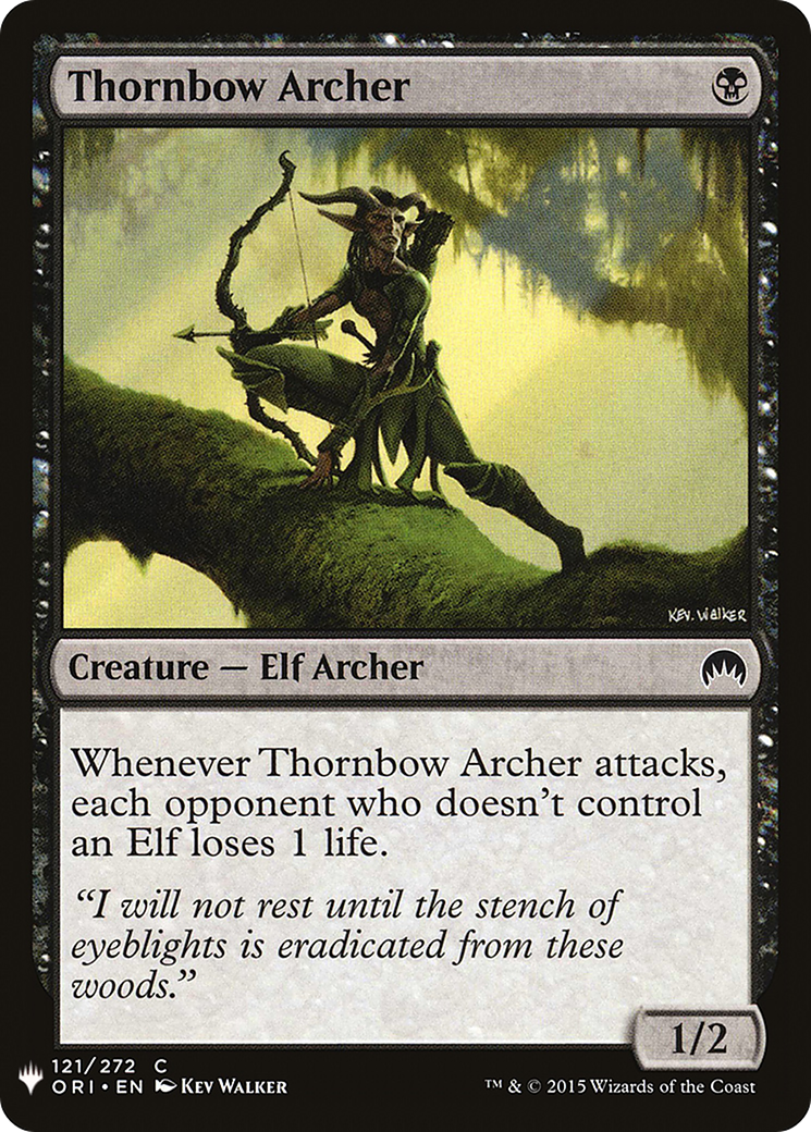Thornbow Archer (LIST-ORI-121) [Mystery Booster] The List MTG Single Wizards of the Coast