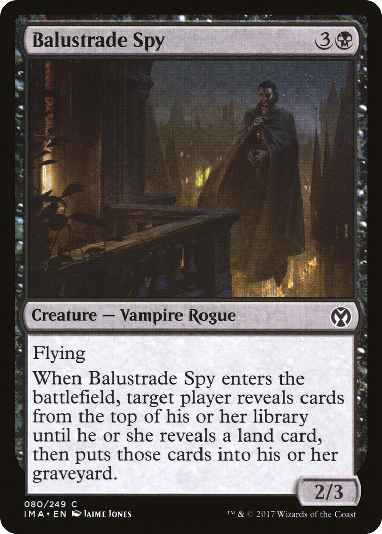 Balustrade Spy (IMA-080) [Iconic Masters] Foil MTG Single Wizards of the Coast