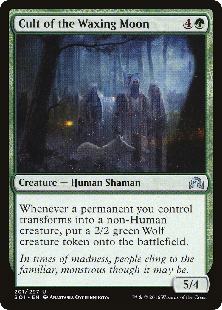 Cult of the Waxing Moon (SOI-201) [Shadows over Innistrad] MTG Single Wizards of the Coast