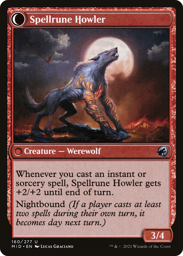 Spellrune Painter (MID-160) [Innistrad: Midnight Hunt] Foil MTG Single Wizards of the Coast