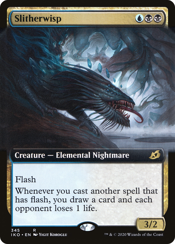 Slitherwisp (IKO-345) [Ikoria: Lair of Behemoths] (Extended Art) MTG Single Wizards of the Coast