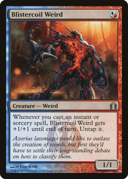 Blistercoil Weird (RTR-211) [Return to Ravnica] Foil MTG Single Wizards of the Coast