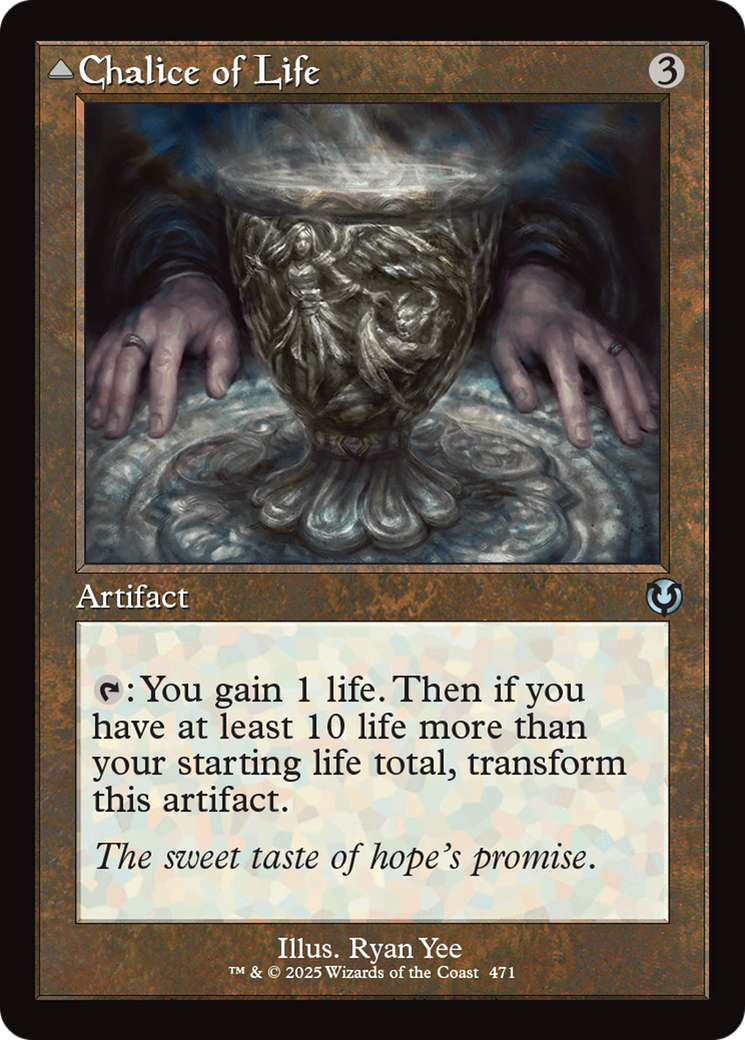 Chalice of Life (INR-471) [Innistrad Remastered] Foil MTG Single Wizards of the Coast