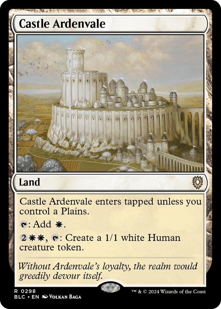 Castle Ardenvale (BLC-298) [Bloomburrow Commander] MTG Single Wizards of the Coast