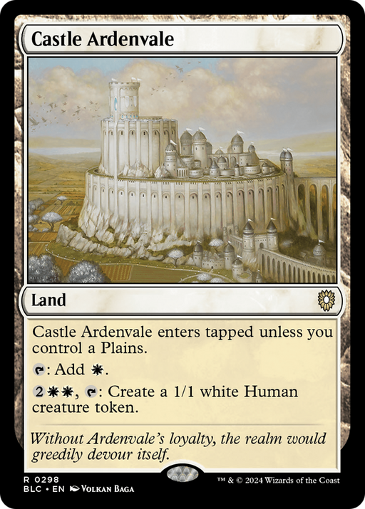 Castle Ardenvale (BLC-298) [Bloomburrow Commander] MTG Single Wizards of the Coast