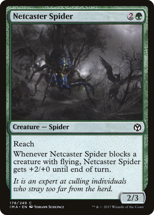 Netcaster Spider (IMA-178) [Iconic Masters] MTG Single Wizards of the Coast
