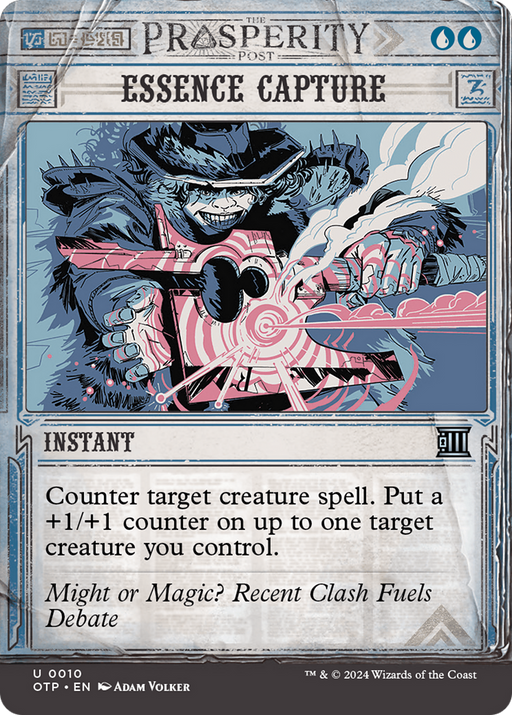 Essence Capture (OTP-010) [Breaking News] (Showcase) (Borderless) Foil MTG Single Wizards of the Coast