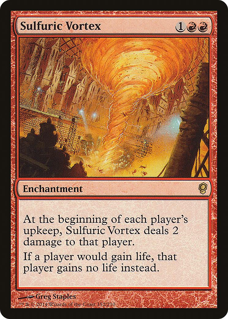 Sulfuric Vortex (CNS-152) [Conspiracy] Foil MTG Single Wizards of the Coast
