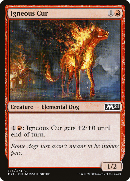 Igneous Cur (M21-153) [Core Set 2021] MTG Single Wizards of the Coast