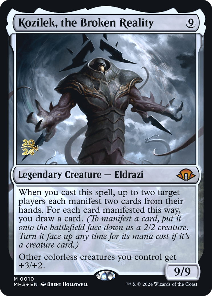 Kozilek, the Broken Reality (PRE-010) [Modern Horizons 3 Promos] Foil MTG Single Wizards of the Coast