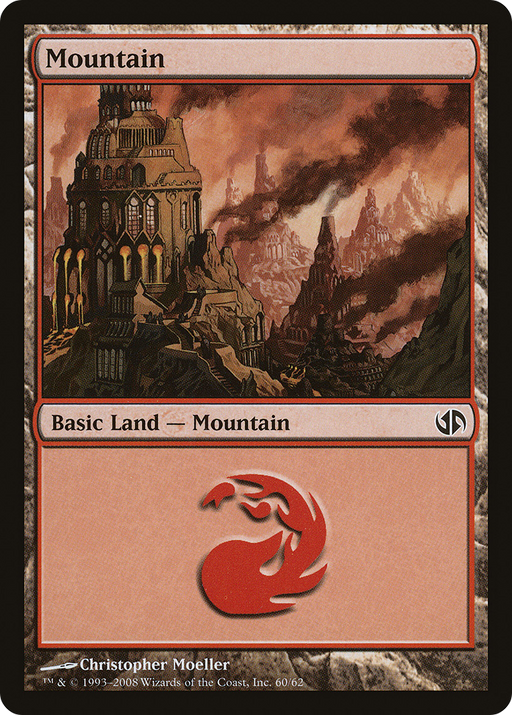 Mountain (DD2-060) [Misc] Duel Decks: Jace vs. Chandra MTG Single Wizards of the Coast