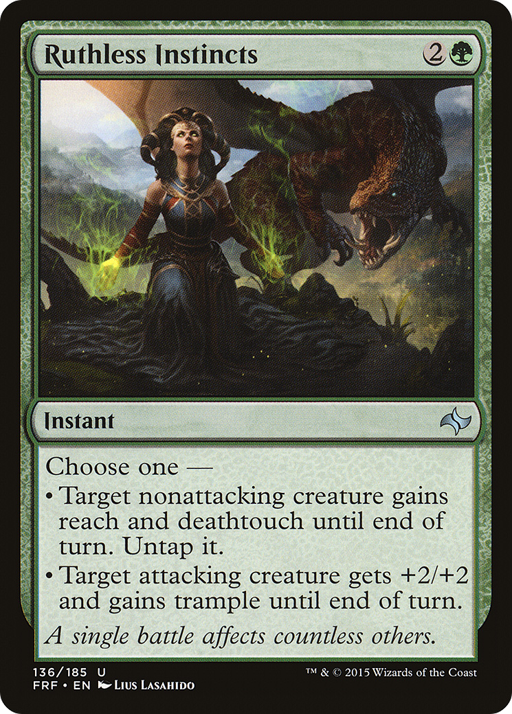 Ruthless Instincts (FRF-136) [Fate Reforged] Foil MTG Single Wizards of the Coast