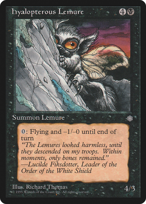 Hyalopterous Lemure (ICE-) [Ice Age] MTG Single Wizards of the Coast