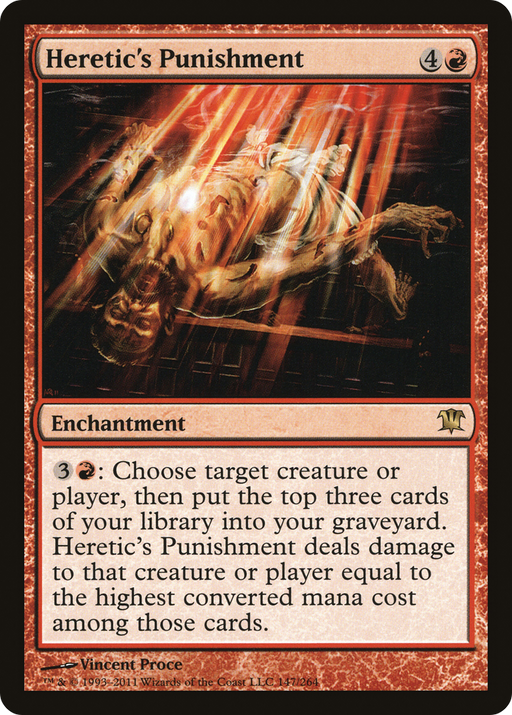 Heretic's Punishment (ISD-147) [Innistrad] MTG Single Wizards of the Coast