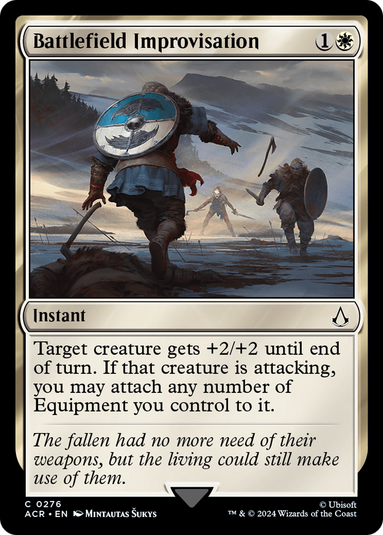 Battlefield Improvisation (ACR-276) [Assassin's Creed] MTG Single Wizards of the Coast