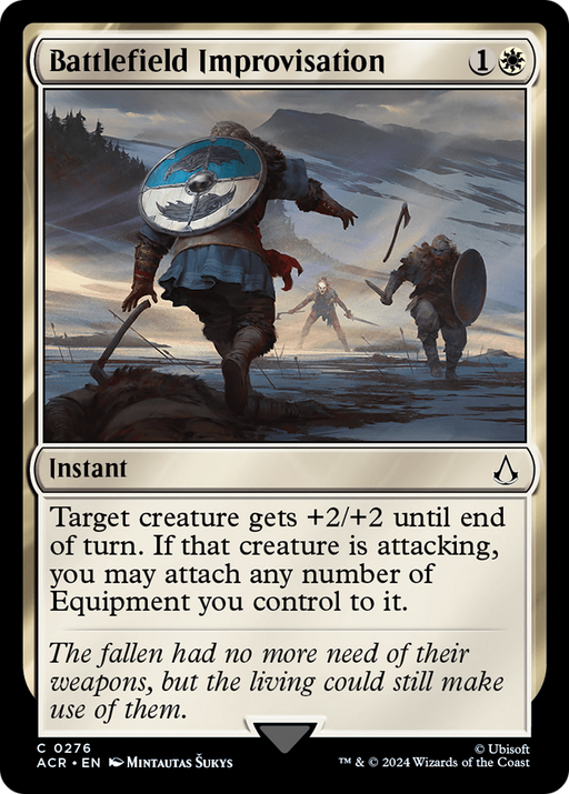 Battlefield Improvisation (ACR-276) [Assassin's Creed] MTG Single Wizards of the Coast