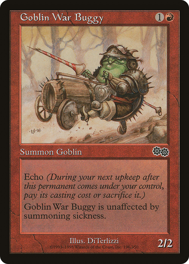 Goblin War Buggy (USG-196) [Urza's Saga] MTG Single Wizards of the Coast