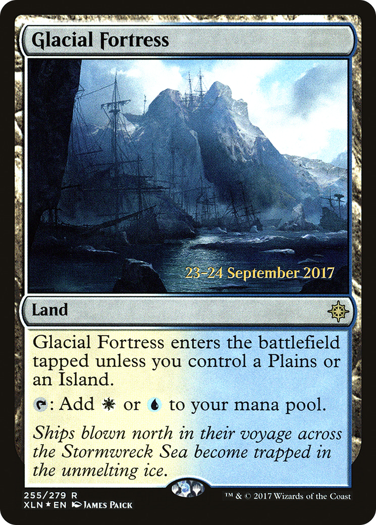 Glacial Fortress (PRE-255) [Ixalan Promos] Foil MTG Single Wizards of the Coast