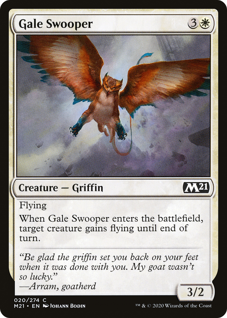 Gale Swooper (M21-020) [Core Set 2021] Foil MTG Single Wizards of the Coast