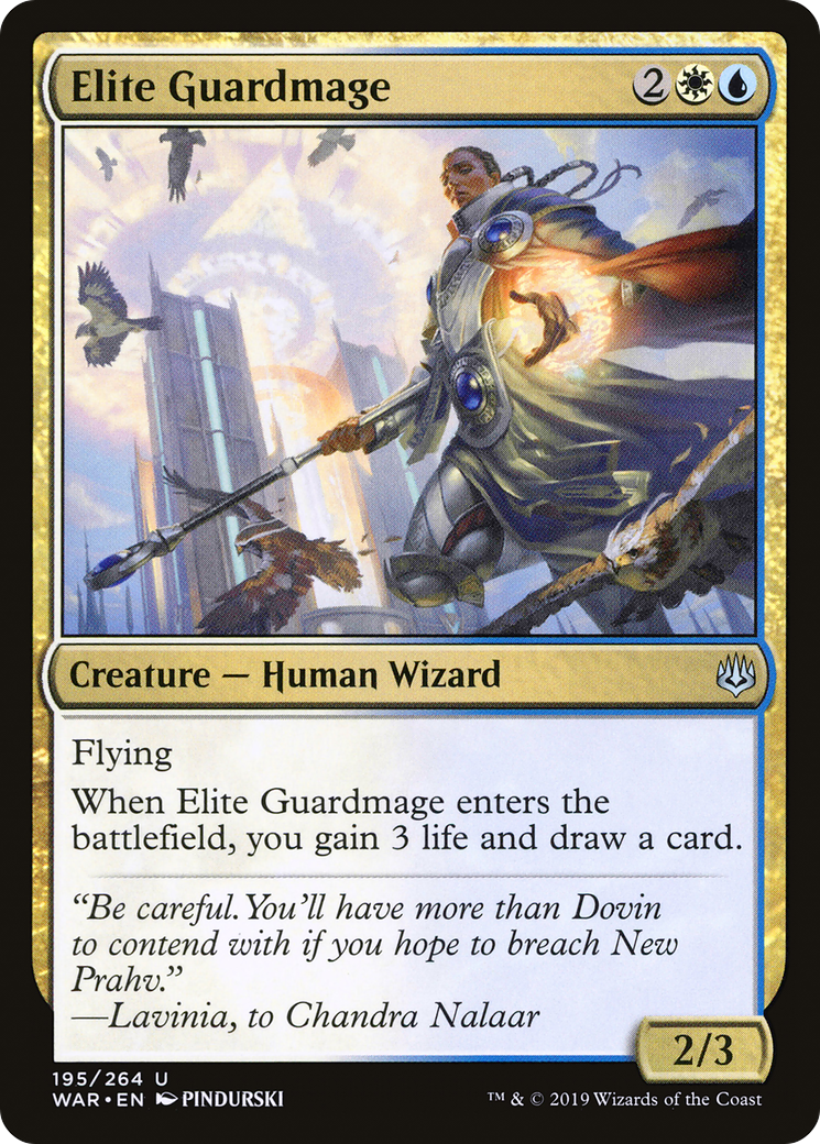 Elite Guardmage (WAR-195) [War of the Spark] MTG Single Wizards of the Coast