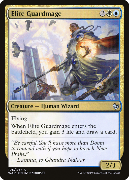 Elite Guardmage (WAR-195) [War of the Spark] Foil MTG Single Wizards of the Coast