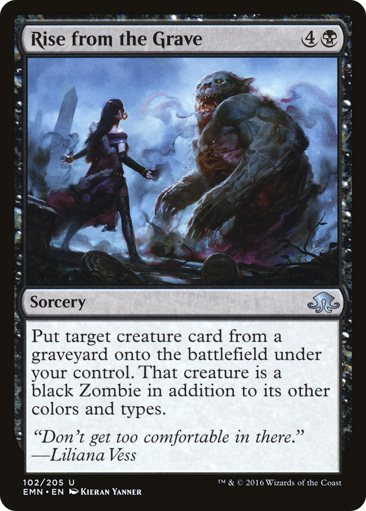 Rise from the Grave (EMN-102) [Eldritch Moon] Foil MTG Single Wizards of the Coast