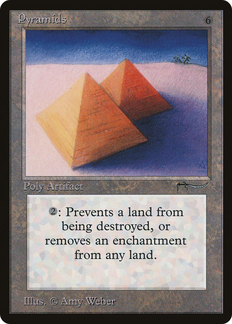 Pyramids (ARN-067) [Oldschool] Arabian Nights MTG Single Wizards of the Coast