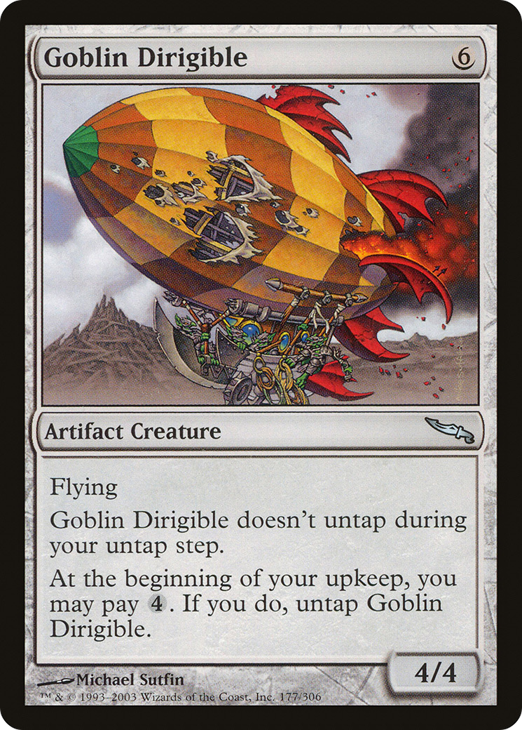 Goblin Dirigible (MRD-177) [Mirrodin] Foil MTG Single Wizards of the Coast