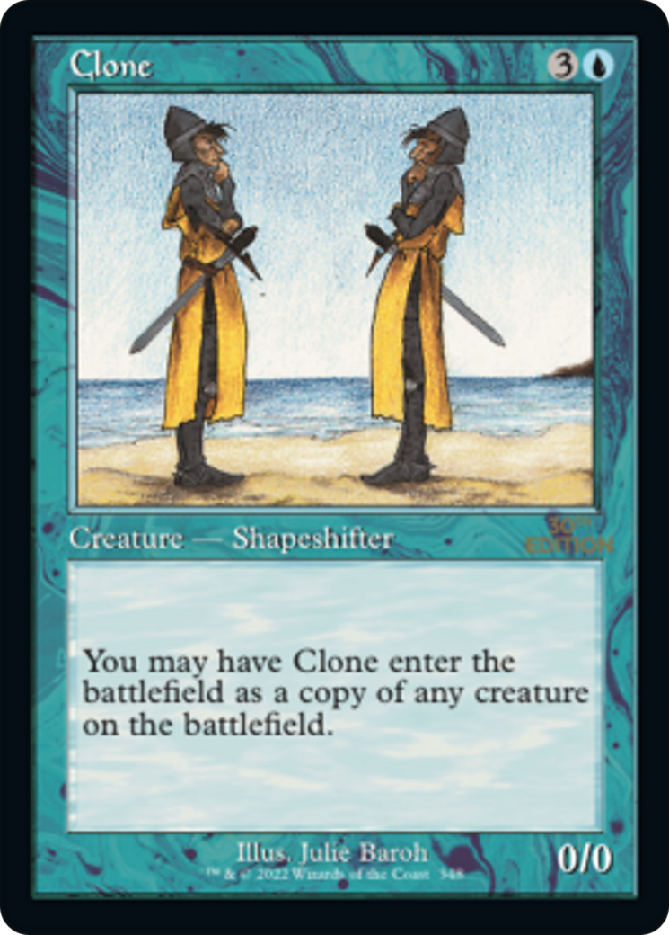 Clone (30A-348) [30th Anniversary Edition] MTG Single Wizards of the Coast
