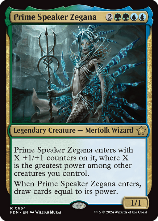 Prime Speaker Zegana (FDN-664) [Foundations] MTG Single Wizards of the Coast