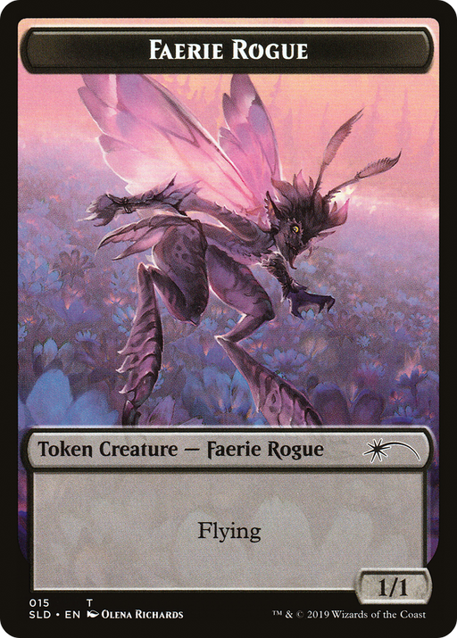 Faerie Rogue Token (015) (SLD-015) [Secret Lair Drop] MTG Single Wizards of the Coast