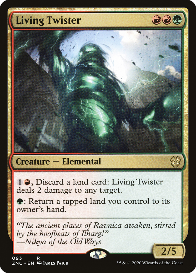 Living Twister (ZNC-093) [Zendikar Rising Commander] MTG Single Wizards of the Coast