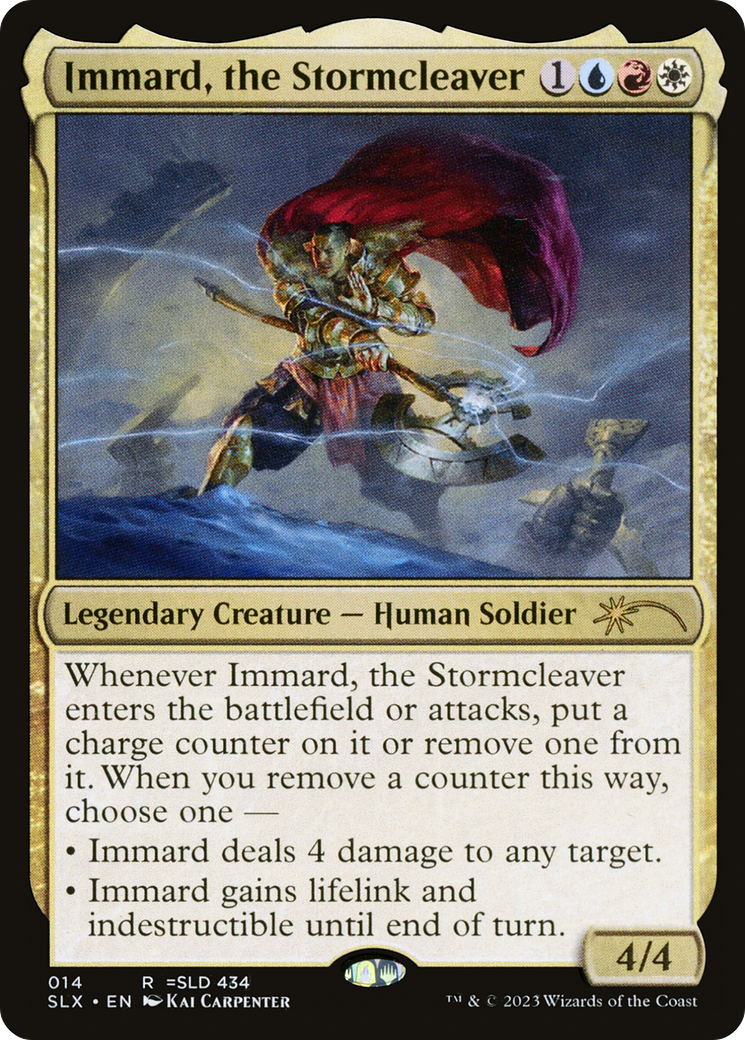 Immard, the Stormcleaver (SLX-014) [Secret Lair] Universes Within MTG Single Wizards of the Coast