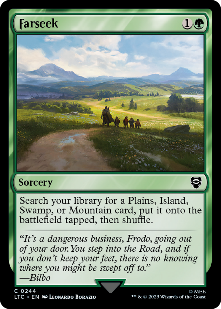 Farseek (LTC-244) [Tales of Middle-earth Commander] MTG Single Wizards of the Coast